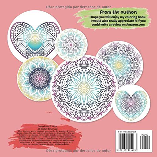 Motivo de abstracción Libro de colorear para adultos 200 páginas - La belleza es la sombra de Dios en el universo. (Mandala)