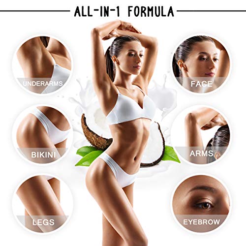 Nacare Granos de Cera Duros, sin Tiras, Cera de Uso Múltiple, sin Dolor, Depilación Suave para Hombres y Mujeres con Aceite de Coco 300G