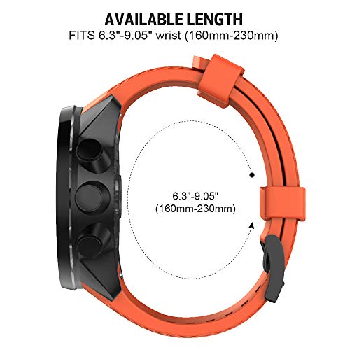 NotoCity Compatible con SUUNTO 9 / BARO Correa Multicolor Pulsera Deportiva de Silicona y Accesorios de la Banda de Reloj