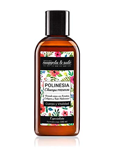 Nuggela & Sulé - Estuche 5 estrellas, pack champú premium, champú polinesia, mascarilla South Beach, bruma capilar Maar y cepillo