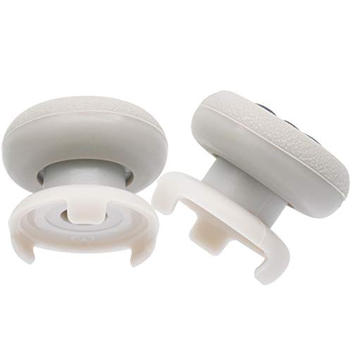 Playrealm FPS Thumbstick Grip Agarres para el Pulgar Extensor Y Textura 3D Caucho Silicona Apretón Cubrir 2 juegos para Xbox One (Pata De Gato Gris)