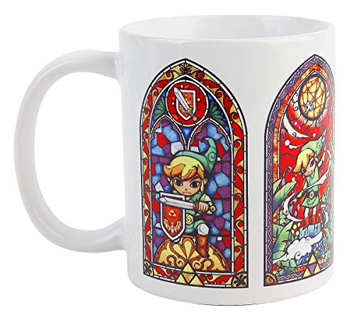 Pyramid International - Taza De The Legend Of Zelda - Modelo Stained Glass