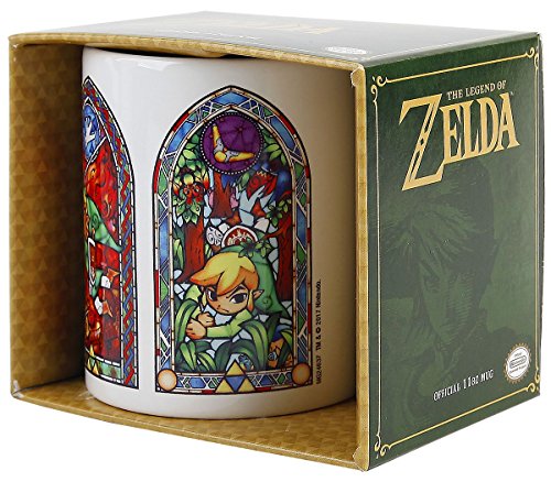 Pyramid International - Taza De The Legend Of Zelda - Modelo Stained Glass