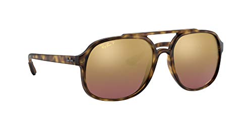 Ray-Ban 0RB4312CH Gafas de sol, Matte Havana, 56 para Hombre
