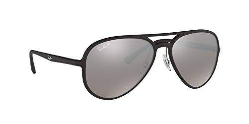 Ray-Ban 0RB4320CH Gafas de sol, Matte Black, 57 Unisex