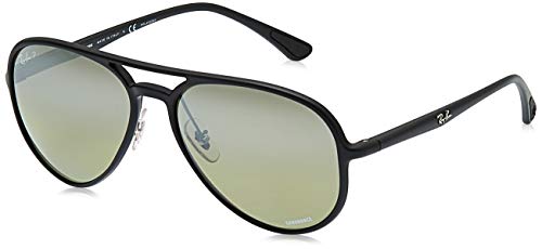 Ray-Ban 0RB4320CH Gafas de sol, Matte Black, 57 Unisex