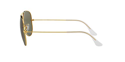 Ray-Ban - Gafas de sol Aviador RB3025 Aviator metal, Gold