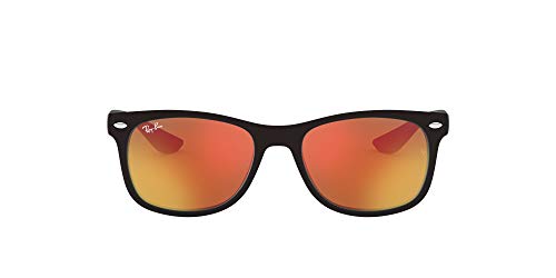 Ray-Ban JUNIOR Rj9052S 100S6Q Gafas de sol, Matte Black, 49 Unisex-Niño