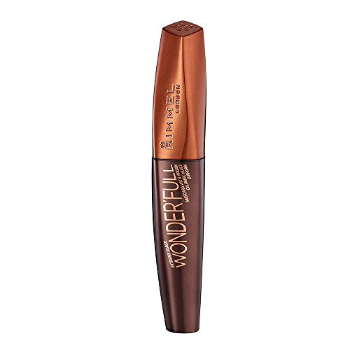 Rimmel London Wonderfull Argan Oil Máscara de Pestañas Tono Ultrablack, 11 ml