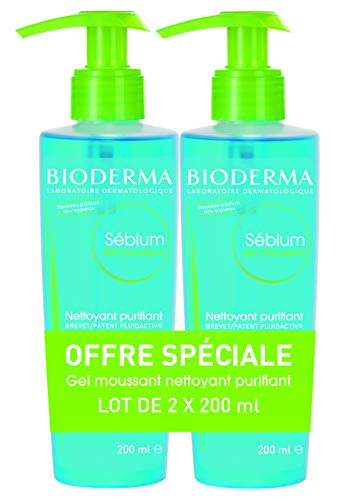 SEBIUM GEL MOUSSANT PURIFIANT 200ML LOT DE 2
