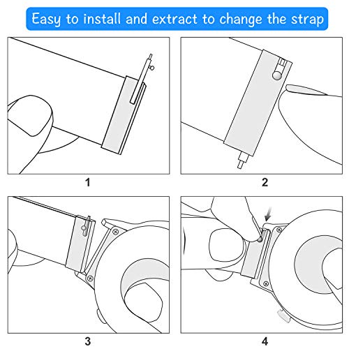 SenMore Correa para Amazfit Bip Younth - 20mm Silicona Pulsera Impermeable Correas de Repuesto para Galaxy Watch 42mm, Gear S2 Classic, Huami Amazfit Bip (20MM, 2PCS Sport M)