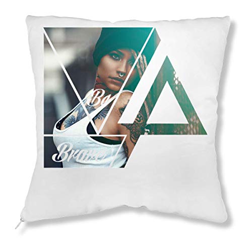 ShutUp Be Brave Cool Phrases Collection Nice To Almohada