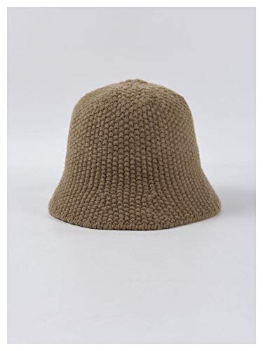 Sombrero De Pescador Unisex Sombrero De Cubo De Lana Sombrero De Punto Sombrero De Pesca Plegable para Hombres Y Mujeres Sombrero De Pescador Chica OneSize Coff
