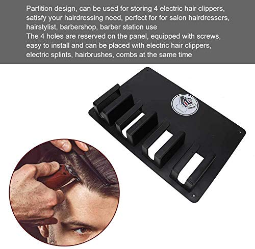 Soporte Para Cortapelos,Cortadora de Cabello EléCtrica Estante de Almacenamiento Accesorios Para SalóN Cortador de Cabello Soporte Para Herramientas de Almacenamiento Para Barber Station