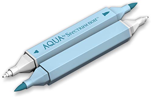 Spectrum Noir Aqua Dual para Plumillas Lápices de Colores Marcador a Base de Agua del Artista 19 x 9.6 x 2.1 cm Paquete de 6 Unidades-Botancials, Plastic, Botanicals