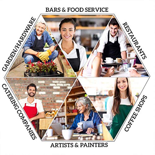 SUUJ Delantal Unisex, Impermeable Durable Ajustable Heliotropo Brotes Marinos Nombre Latino Heliotropio Delantales de Cocina Delantal de Arte para Lavar Platos Barbacoa Parrilla Restaurante Jardín