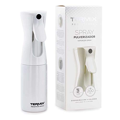 Termix Spray pulverizador color blanco- Spray pulverizador efecto bruma que expulsa la cantidad justa de producto