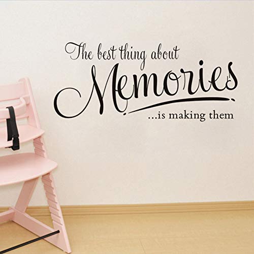 The Lost Thing About Memories Cita Etiqueta de La Pared Autoadhesivo Pvc Habitación Extraíble Bebé Dormitorio Mesa Mural Decoración para el hogar