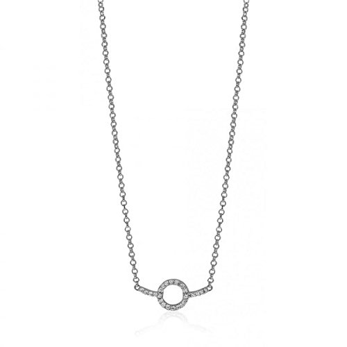 Zinzi ZIC1063 - Collar de plata con circonita cúbica