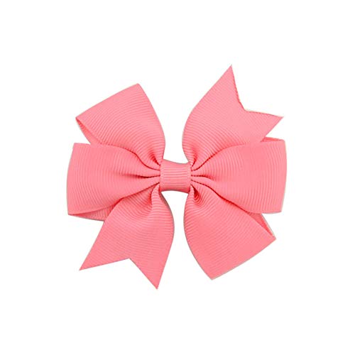 40 Piezas Pinzas Para el Cabello para Bebés niñas Clip de Pelo del Bowknot de Cinta de Grosgrain Suave para niños pequeños