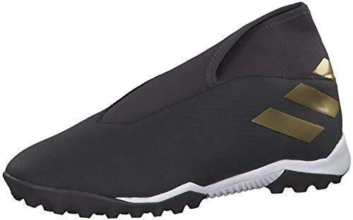 adidas Performance Nemeziz 19.3 LL TF - Botas de fútbol para Hombre, Color Negro y Dorado