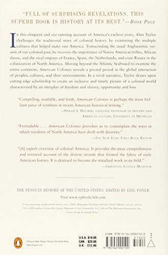 American Colonies: The Settlement of North America to 1800 (Penguin History of the United States)
