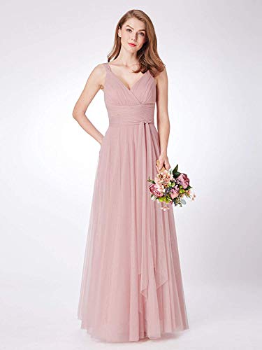 Anaisy Vestidos De Fiesta Largos Mujer Vestidos para Femenino Largo Vestidos De Noche Vestidos Festivo De Noche Vestidos De Noche Vestidos De Fiesta (Color : Blush, Size : 3XL)
