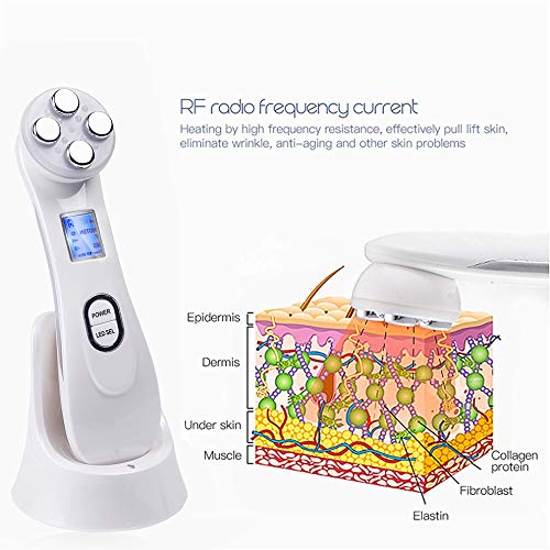 Aparato Facial Ultrasonido,Aparato Facial Antiarrugas terapia de luz Radiofrecuencia Facial y Corporal Mesoterapia Facial Aparato Radiofrecuencia Facial Aparatos, Estetica Rejuvenecedor Facial