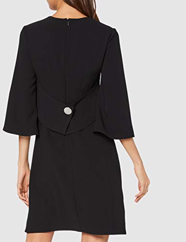 Armani Exchange Back Bottom Belt Dress Vestido de Fiesta, Negro (Black 1200), XX-Small (Talla del Fabricante: 0) para Mujer