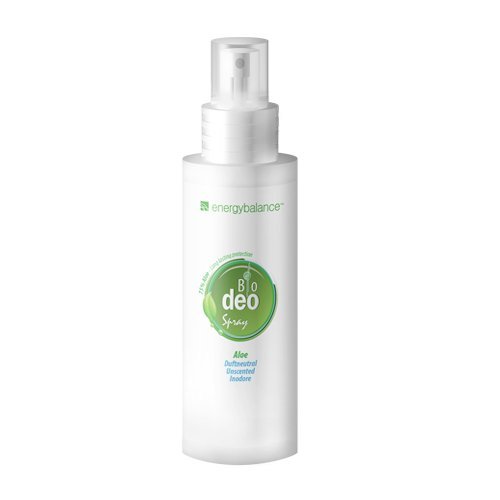 BIO Deo Spray - 75% Aloe - Orgánico certificado - Sin alcohol - Sin sales de aluminio - Sin pruebas con animales - Vegano - Sin manchas - Unisex - Calidad de marca de EnergyBalance de Suiza -100ml