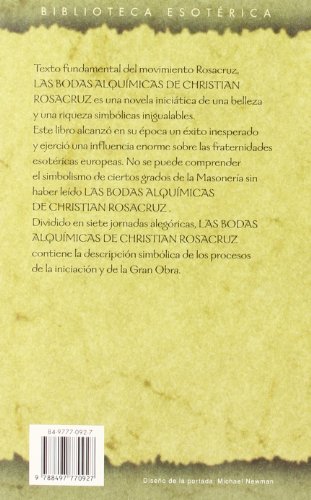 Bodas alquímicas de Christian Rosacruz (TEXTOS TRADICIONALES)
