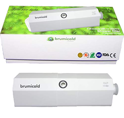 BRUMICOLD SPAIN RECAMBIO FILTRO DUCHA 5026, ELILMINA CLORO, METALES PESADOS, BACTERIAS, HONGOS, MICROPLASTICOS, ultrafriltracion