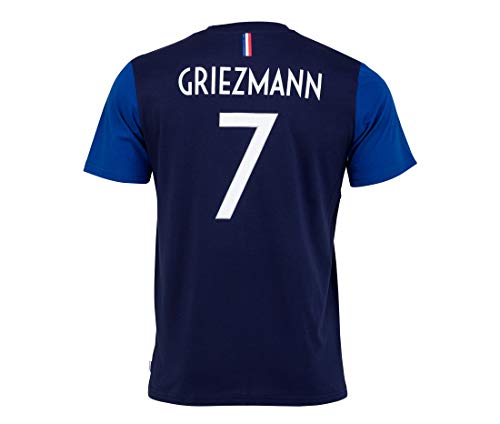 Camiseta de la selección francesa de fútbol FFF – Antoine Griezmann – Colección oficial para hombre, Hombre, azul, large