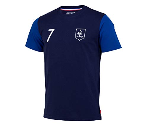 Camiseta de la selección francesa de fútbol FFF – Antoine Griezmann – Colección oficial para hombre, Hombre, azul, large