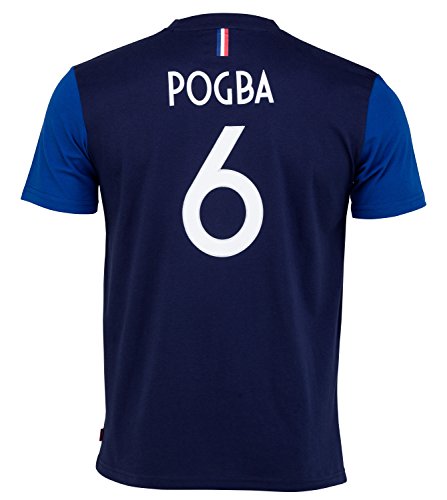 Camiseta oficial de la selección francesa de fútbol de Paul Pogba, talla para niño de 10 años