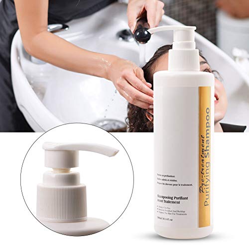 Champú Purificante 300ml Keratina profesional Champú de limpieza profunda Anti caspa Reparación de humedad para cabello normal a graso