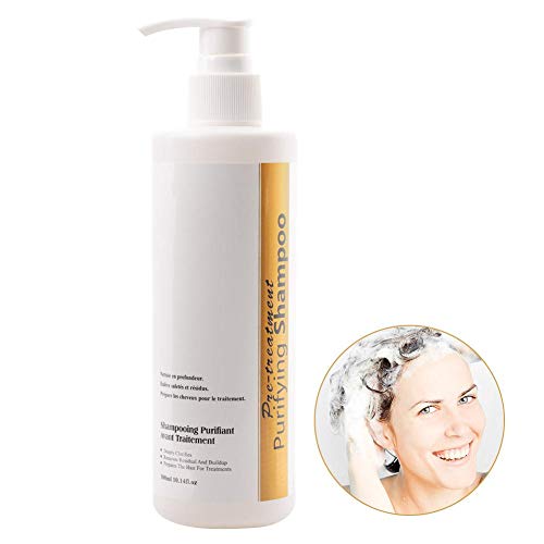 Champú Purificante 300ml Keratina profesional Champú de limpieza profunda Anti caspa Reparación de humedad para cabello normal a graso