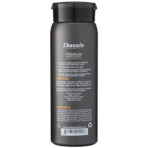 Chassis Premium Body Powder for Men, Aroma Original Fresco...