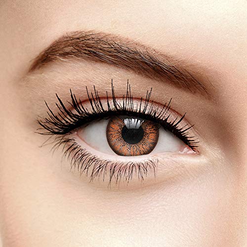 chromaview Lentillas de Color Marrón Avellana Tri Tono (90 Días) - Sin Graduación
