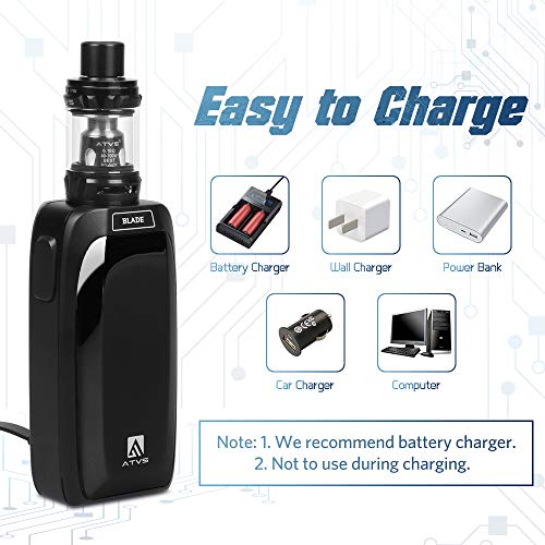 Cigarrillos Electronicos 228W Blade Gran Volumen Mod Vape Sub-Ohm 0.15 Vapeador Relleno Superior Cigarro Electronico Vaporizador Recargable Vaper Sin batería 18650 Sin nicotina