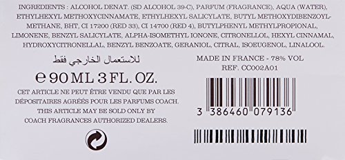 COACH WOMAN EDT SPRAY 90ML
