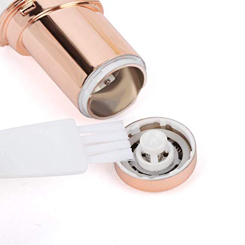 Depiladora Mujer Facial Depiladora de Vello Eléctricas afeitadora sin dolor Removedor de la Maquinilla con Luz Led Incorporada Recortadora para Mejillas Labios Barbilla y Cuello
