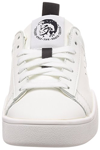 Diesel Women's S-Clever Low W-Sneakers White, 8 M US