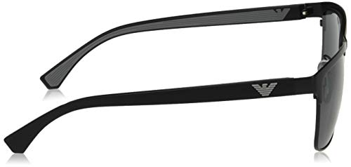 Emporio Armani 0EA2087 Gafas, Black/Smoke, 56/18/142 Unisex Adulto