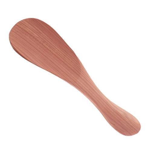 F Fityle Calzador de Zapatos de Madera Levantador de Calzado Ligero Duradero Herramientas de Ayuda de Vestirse - Cedro, 22cm