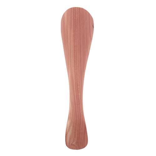 F Fityle Calzador de Zapatos de Madera Levantador de Calzado Ligero Duradero Herramientas de Ayuda de Vestirse - Cedro, 22cm