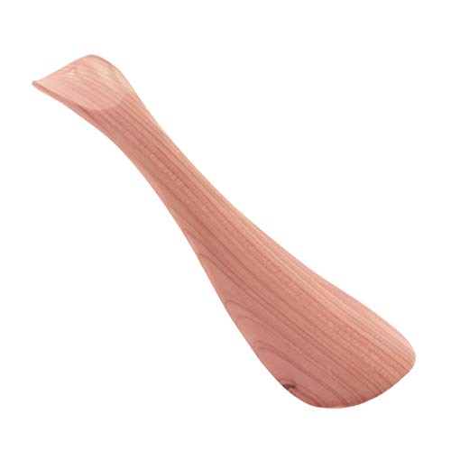 F Fityle Calzador de Zapatos de Madera Levantador de Calzado Ligero Duradero Herramientas de Ayuda de Vestirse - Cedro, 22cm