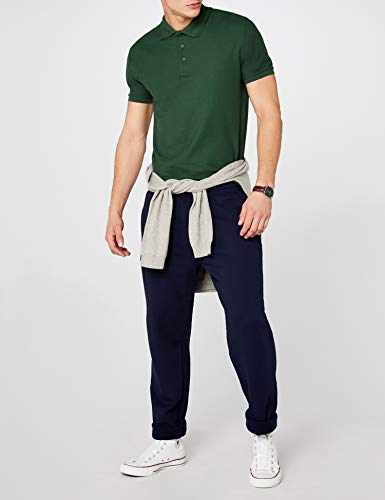 Fruit of the Loom 63-218-0, Polo para Hombre, Verde (Bottle Green), L