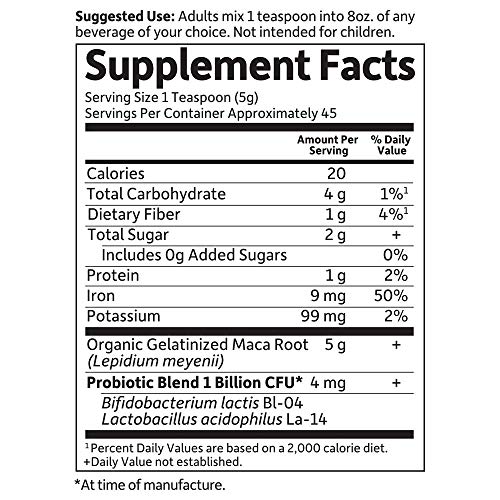 Garden Of Life My Kind Organics - Maca Root Powder 225 grams