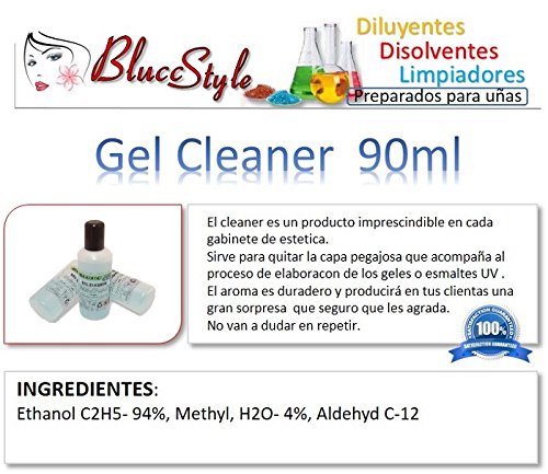 Gel Cleaner 100ml - Eliminar la capa pegajosa de geles UV y esmaltes permanentes